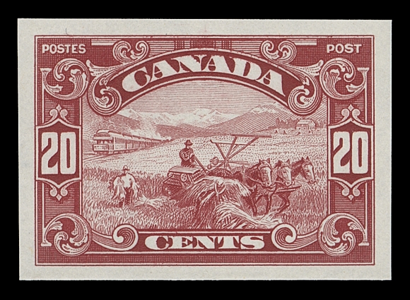 CANADA  149-159,The complete set of eleven plate proof singles in issued colours on the distinctive ribbed india paper characteristic of this proof set, all in sound condition, scarce thus, VF-XF