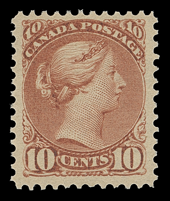 CANADA  45,An appealing, well centered mint single with rich colour on fresh paper, full original gum, VF NH