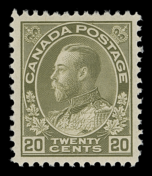 CANADA  119iv,A choice, mint single with retouched vertical frameline in upper right spandrel, VF NH