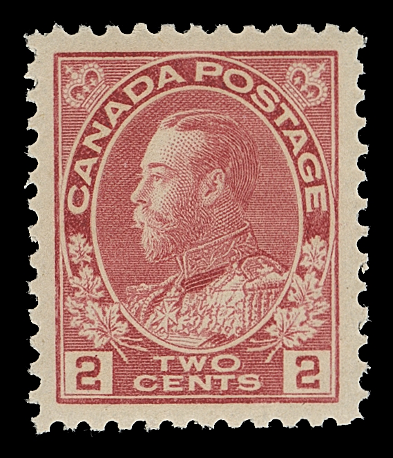 CANADA  106iv,A precisely centered mint example in a most remarkable shade, distinctive from the myriad shades on this cent stamp, vibrant colour, XF NH