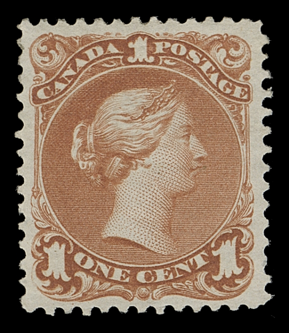 CANADA  22,A well centered unused single, unusually nice with rich colour on fresh paper, VF