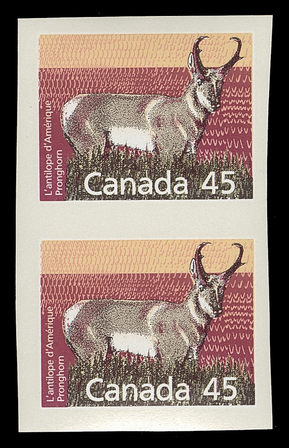 CANADA  1172h,Mint imperforate pair with large margins, VF NH