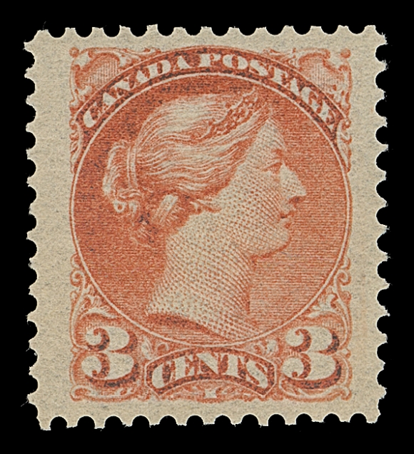 CANADA  41,An impressive mint single, well centered with extra wide margins and deep colour, VF NH JUMBO