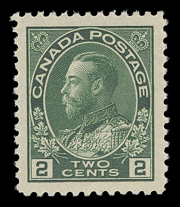 CANADA  107ii,Superb mint single with exceptional centering and large margins, pristine original gum, XF NH GEM