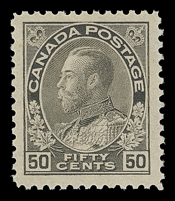CANADA  120i,A premium mint example of this distinctive and challenging shade, superior centering with large margins, radiant, full pristine original gum, XF NH and seldom encountered as such. 2013 Greene Foundation & 2021 PSE certificates (the latter Graded VF-XF 85J), this scarcer wet printing / shade is unpriced in any grade.