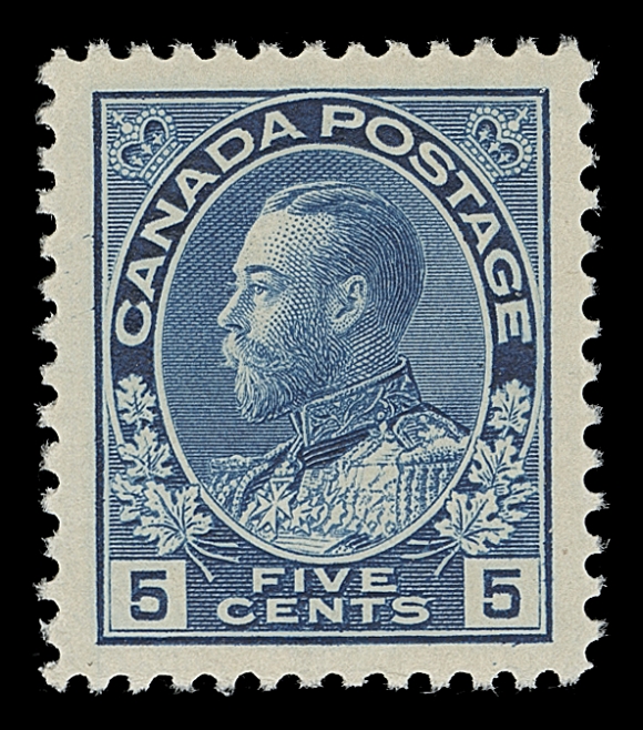 CANADA  111,A fabulous mint single surrounded by noticeably large margins for a wet printing stamp, very well centered within, brilliant fresh colour; an attractive large margined example, XF NH; 2021 PSE certificate (Graded XF 90J)