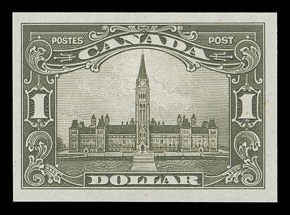 CANADA  149-159,The complete set of eleven plate proof singles on india paper, tiny marginal pinhole on 1c yellow, fresh colours and mostly large margins, VF