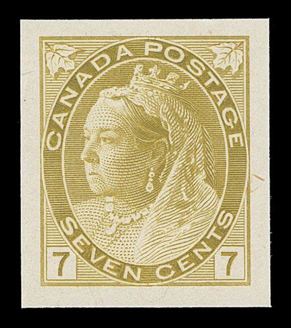 CANADA  74-84,An impressive complete set of ten plate proof singles, all printed in the issued colours on card mounted india paper and noticeably large margined, VF-XF