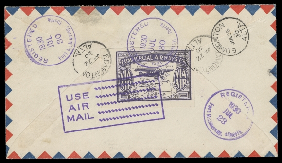 SEMI-OFFICIAL AIRMAIL FLIGHTS - THE D