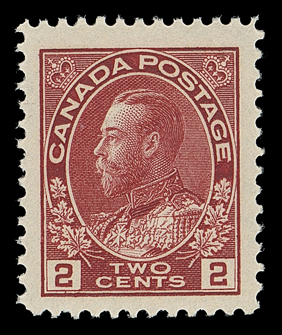 CANADA  106iii,A stunning mint example, very well centered with extra large margins, lovely rich colour and sharp impression. A superb stamp that will stand out in anyone