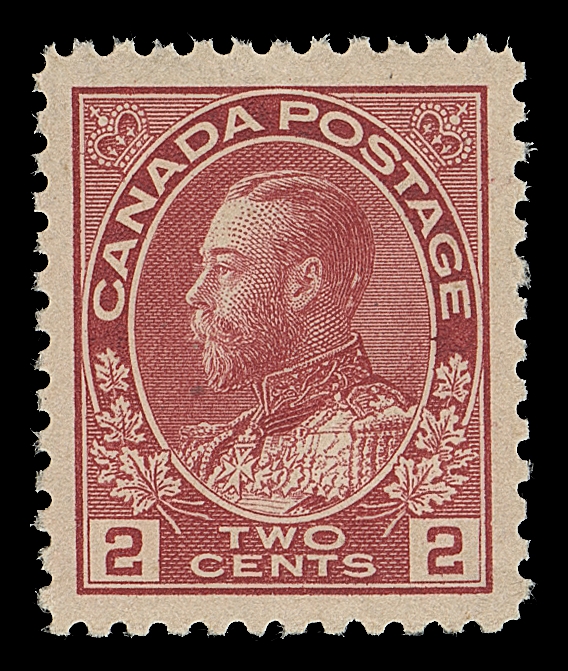 CANADA  106c,A superb mint single, precisely centered with gorgeous bright colour characteristic of an early printing. An ideal stamp, XF NH