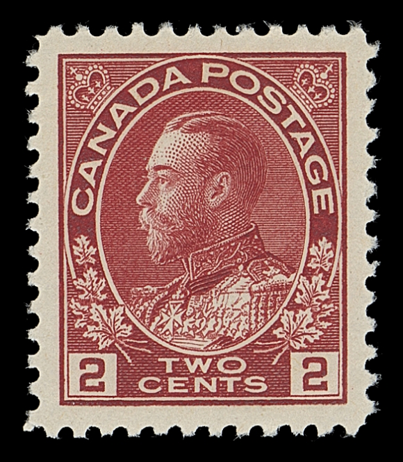 CANADA  106v,A very well centered mint example in a lovely rich shade on bright white paper, XF NH