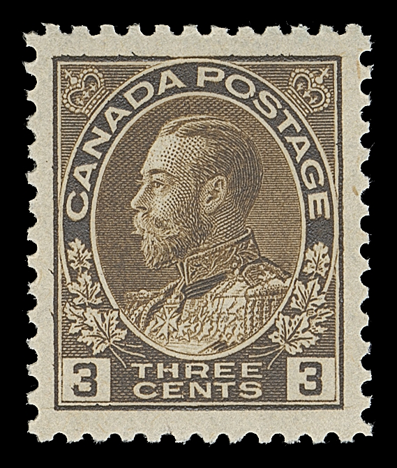 CANADA  108b shade,A precisely centered mint single, lovely colour very similar to the elusive War Tax Die I (MR4a), a beautiful stamp, XF NH