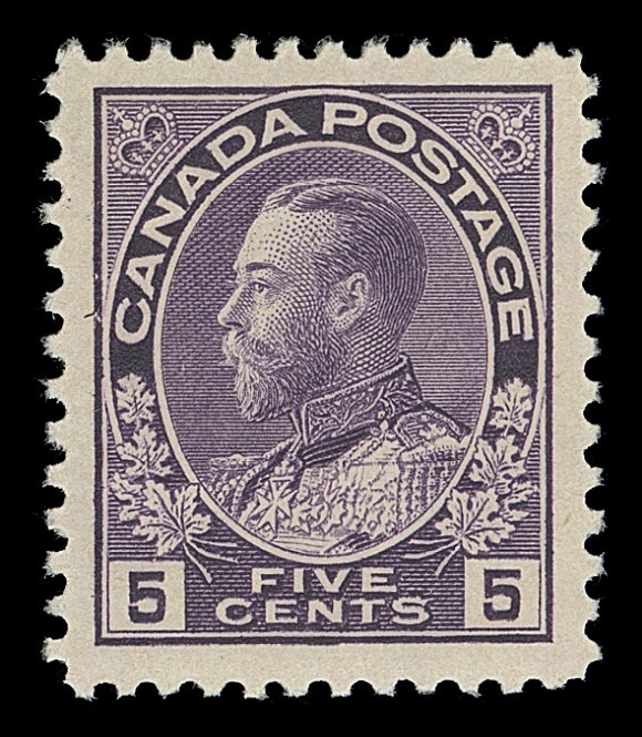 CANADA  112,A choice mint single, well centered with large margins, bright colour and pristine original gum, VF+ NH