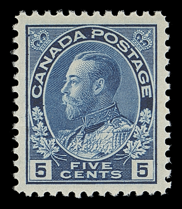 CANADA  111,A beautifully centered mint example with exceptional colour on fresh paper, full pristine original gum; a premium example of this key stamp, XF NH