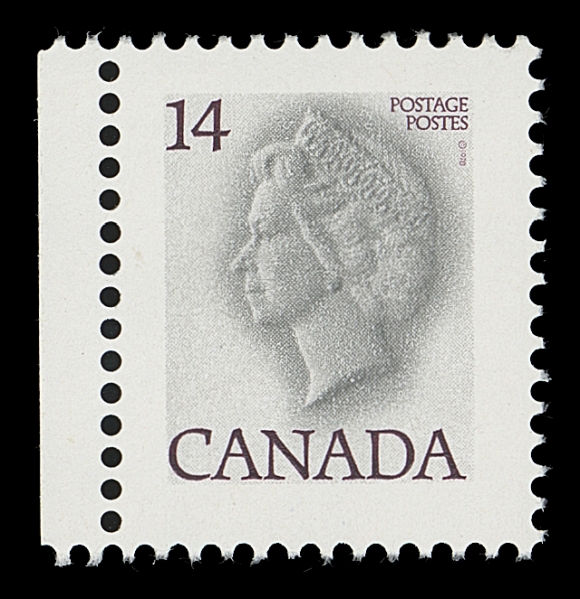 CANADA  716c,An appealing mint single with the red colour completely omitted and untagged in error, in pristine condition, VF+ NH