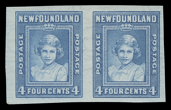 NEWFOUNDLAND  245a-248a,A fresh mint set of four imperforate pairs, mostly large margins, choice, VF-XF NH