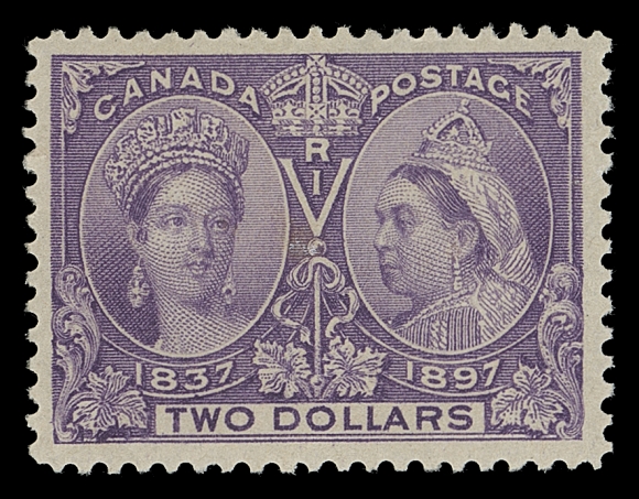 CANADA  62,A selected mint example with rich colour, well centered with well-balanced large margins, negligible gum bend, a beautiful stamp, VF NH; 2004 Greene Foundation certificate
