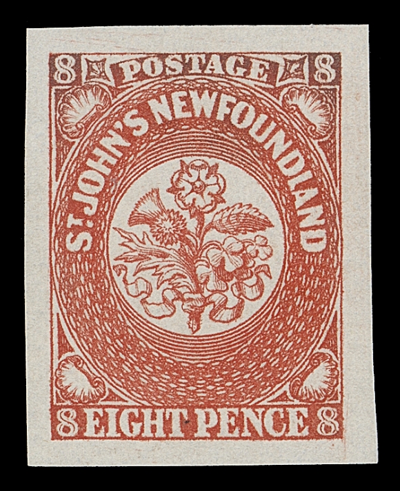 NEWFOUNDLAND  8,A lovely stamp unused single with very large margins, rich colour on bright fresh paper, XF