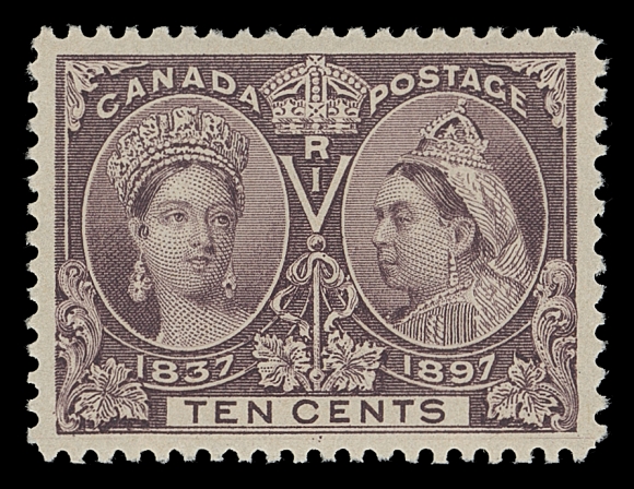 CANADA  57,A superb mint single with post office fresh colour, precise centering and full unblemished original gum; a great stamp in all respects, XF NH GEM