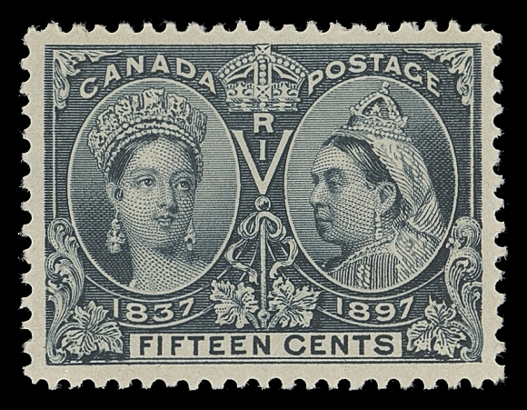 CANADA  58,A lovely mint single, very well centered with bright fresh colour and full unblemished original gum; a beautiful stamp in all respects, XF NH; 2017 Greene Foundation and 2019 PSE certificates (latter Graded XF 90 - only four have been graded as such, none higher)