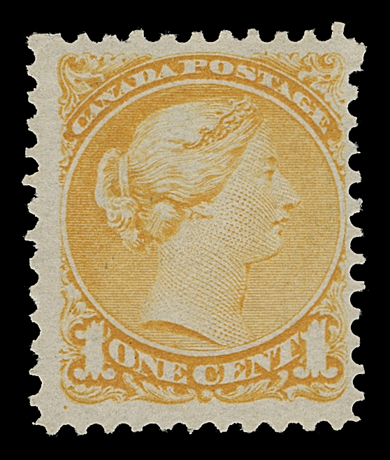 CANADA  35vii,An attractive mint single with exceptional colour, displaying characteristic dull, white streaky original gum; a hard to find early printing, Fine NH