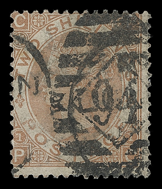 GREAT BRITAIN All in mounts on pages and computer printed pages; missing only a few high values, virtually all basic Scott numbers present including most known Plate numbers on Surface-Printed era including stamps such as 1864 1p rose Plates 71 to 225 (ex Plate 77). When accessing the value of this collection we noticed many of the early surface-printed stamps were selected with clear postmarks. Although bold cancels and flaws are present the overall condition is much better than typically found. Includes a wealth of better items such as Embossed 1848 10p & 1854 6p, Surface-Printed 1880 2sh brown, 1867 5sh rose Plate 1 & 2, 1884 £1 brown violet, watermark Imperial Crown, 1888 £1 brown violet, watermark Orbs, 1929 £1 PUC, etc. Enormous catalogue value and worth close examination.