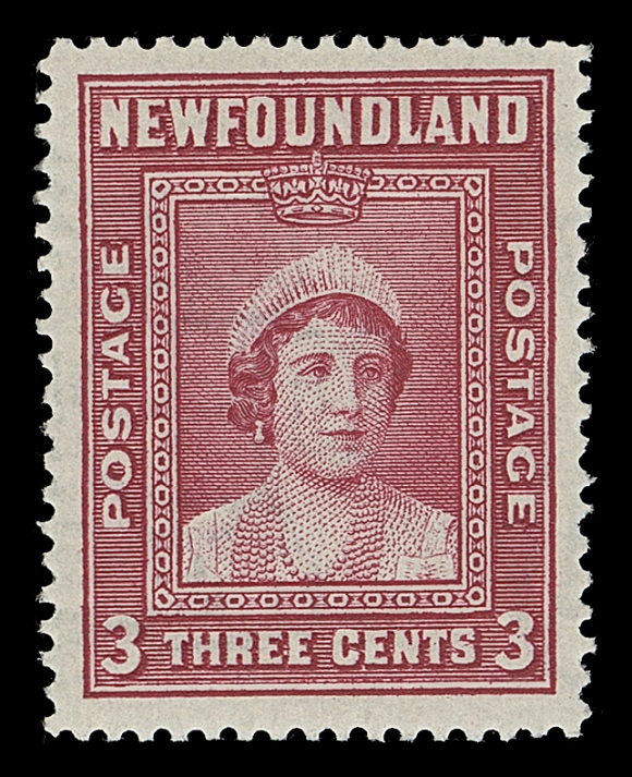 NEWFOUNDLAND  246b,A select mint example of this scarce perforation gauge, nicely centered and with large part original gum, VF and relatively lightly hinged