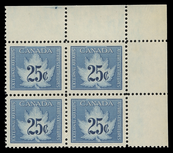 CANADA REVENUES (FEDERAL)  FCF1-FCF5,The set of five in fresh mint corner margin blocks of four, all with full original gum, F-VF NH