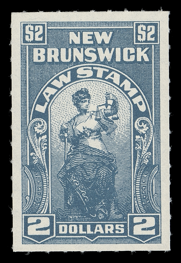 CANADA REVENUES (PROVINCIAL)  NBL23,Select, bright fresh mint example of this key value, VF NH