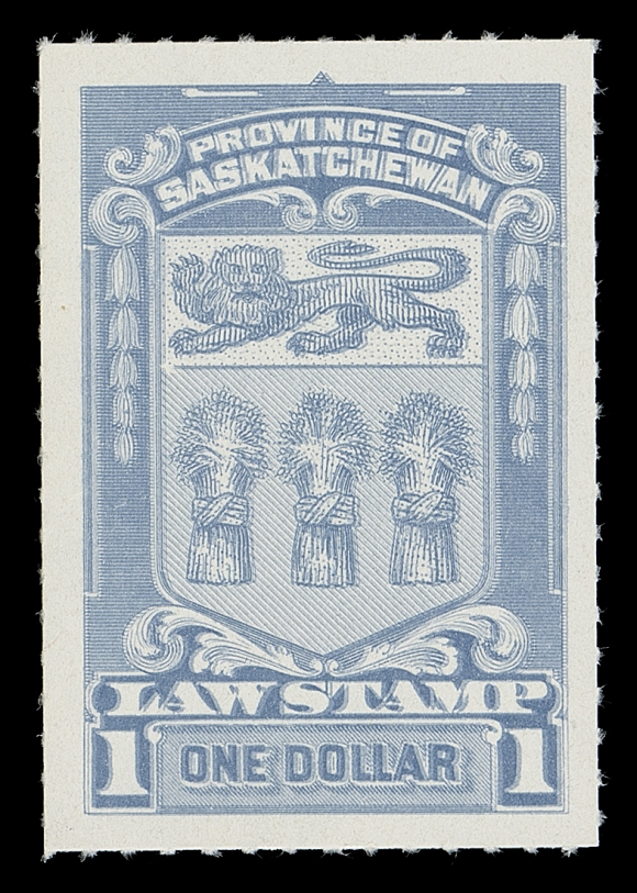 CANADA REVENUES (PROVINCIAL)  SL72a,A rare mint example of the DOUBLE PRINT error; it has been documented only 8 examples exist according to Bileski and Van Dam, VF NH