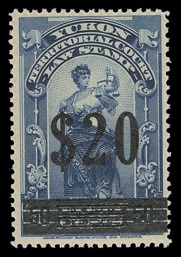CANADA REVENUES (PROVINCIAL)  YL19,A fresh mint single with full original gum, F-VF NH and scarce thus