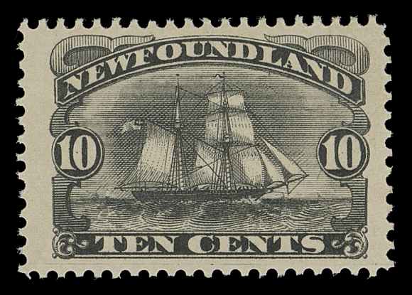 THE AFAB COLLECTION - NEWFOUNDLAND DECIMAL ISSUES  59,A large margined mint single with post office fresh colour and pristine original gum, VF NH JUMBO; 2022 Greene Foundation cert.