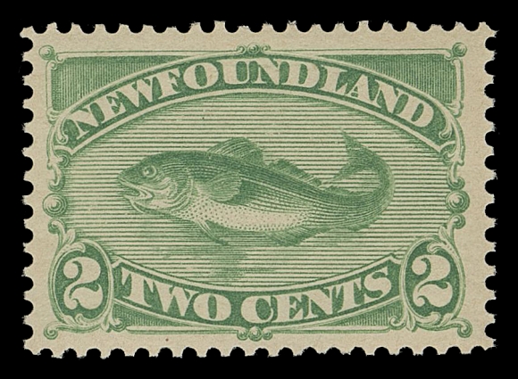 THE AFAB COLLECTION - NEWFOUNDLAND DECIMAL ISSUES  46i,A remarkably well centered mint single, distinctive radiant colour of the early printing, full pristine original gum, never hinged. An impressive example of this elusive shade, XF NH GEM; 2022 Greene Foundation cert.
