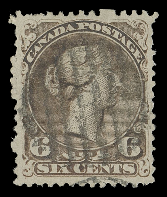 THE AFAB COLLECTION - CANADA 27b,A scarce and appealing used single showing papermaker