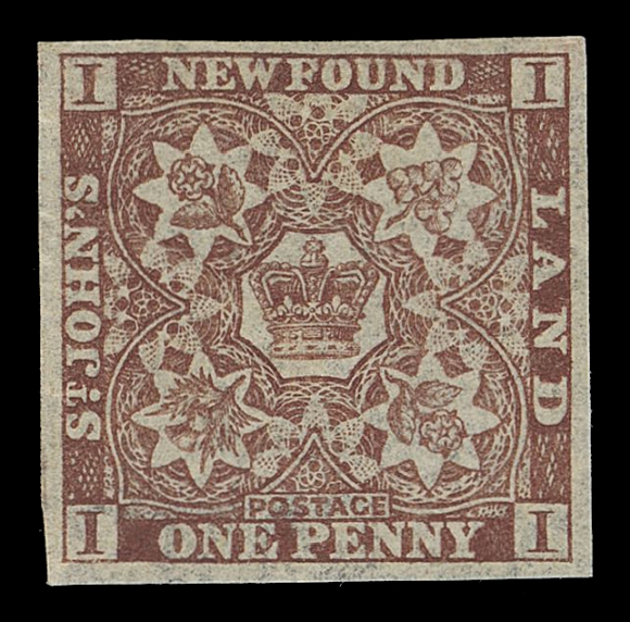 THE AFAB COLLECTION - NEWFOUNDLAND PENCE ISSUES  16i,An outstanding mint example displaying rich vivid colour, sharp impression, large margins and papermaker
