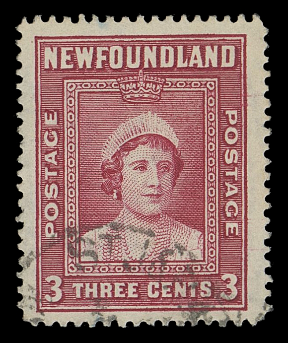 THE AFAB COLLECTION - NEWFOUNDLAND 1897-1947 ISSUES  246b,A choice example of the elusive perforation, face-free St. John