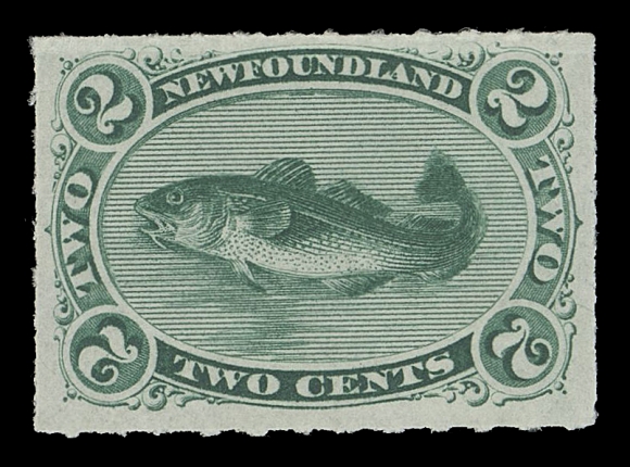THE AFAB COLLECTION - NEWFOUNDLAND DECIMAL ISSUES  38,A superior quality mint example, extremely well centered with luxuriant colour and sharp impression on pristine fresh paper, full immaculate original gum, NEVER HINGED. An outstanding stamp in all respects, XF NH; 2022 Greene Foundation cert.