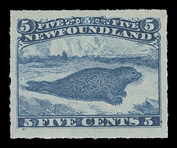 THE AFAB COLLECTION - NEWFOUNDLAND DECIMAL ISSUES  40,An exceptional mint single, precisely centered with remarkable large margins, superb post office fresh colour on pristine fresh paper and full immaculate original gum, NEVER HINGED. Certainly among the very best mint examples that can possibly exist, XF NH GEM; 2022 Greene Foundation cert.