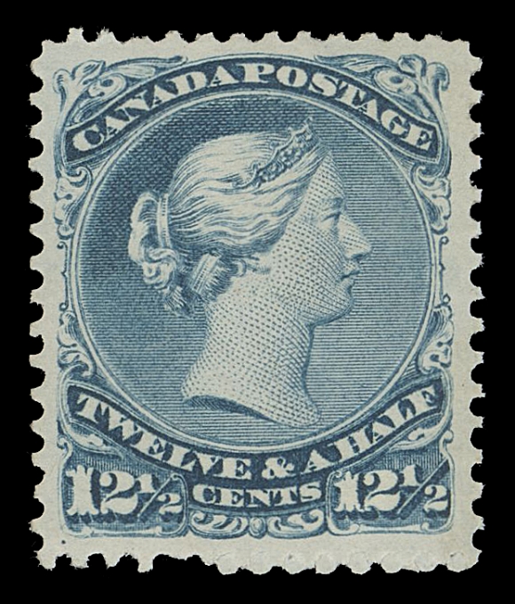 THE AFAB COLLECTION - CANADA  28,A beautiful, post office fresh mint single with superb rich colour, sharp impression on pristine fresh paper, one shortish perf at foot, remarkably well centered with full original gum. A great stamp, as fresh as the day it was printed, VF+ LH; 2022 Greene Foundation cert.