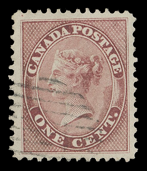 THE AFAB COLLECTION - CANADA  14viii,A fabulous used example, very well centered within exceptionally large margins, rich colour on pristine fresh paper, light unobtrusive grid cancellation. A rarely seen jumbo, XF GEM