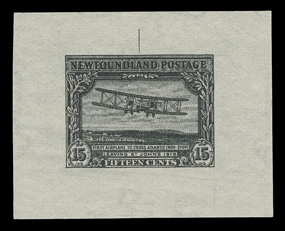 THE AFAB COLLECTION - NEWFOUNDLAND 1897-1947 ISSUES 163-171, 178, 182,The complete set of eleven Perkins Bacon Trial Colour Die Proofs in Black on white wove watermarked paper - every issued die engraved by Perkins Bacon is represented, each with engraver