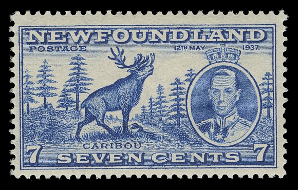 THE AFAB COLLECTION - NEWFOUNDLAND 1897-1947 ISSUES  235a,A bright, fresh mint single, remarkably well centered for this elusive perforation - most examples we have observed are noticeably off-center. Superior in all respects and with full immaculate original gum, VF NH