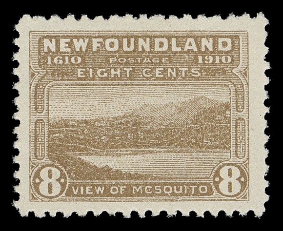 THE AFAB COLLECTION - NEWFOUNDLAND 1897-1947 ISSUES  93i,A fresh, well centered mint single with the sought-after "MCSQUITO" plate variety, one of the scarcest plate varieties of Newfoundland, VF LH