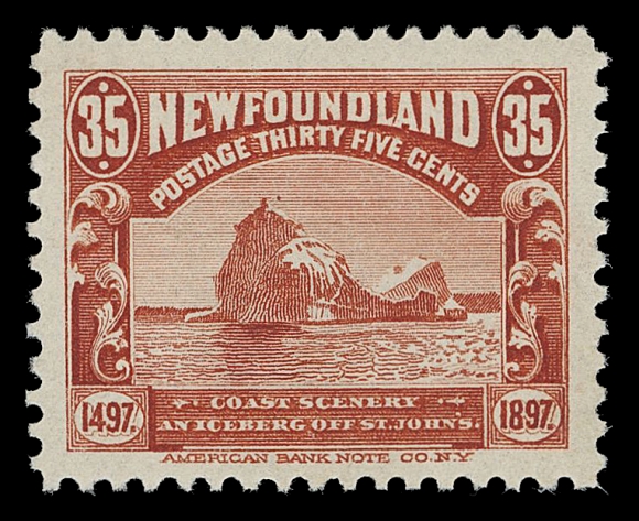 THE AFAB COLLECTION - NEWFOUNDLAND 1897-1947 ISSUES  61-74,An unusually nice mint set of fourteen, all very well centered with bright fresh colours, 10c LH, others VF-XF NH; a difficult set to assemble in such premium condition.