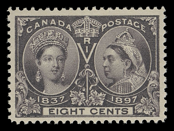 CANADA -  6 1897-1902 VICTORIAN ISSUES  56,A beautiful mint example with amazing colour on fresh paper, full pristine original gum, VF NH; 2019 PSE cert. Graded VF-XF 85