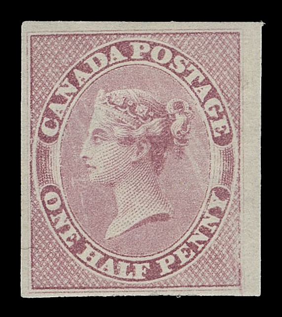 CANADA -  2 PENCE  8,A beautiful mint single ample to very large margins, lovely bright colour on pristine fresh paper, VF H; 2018 Greene Foundation cert.
