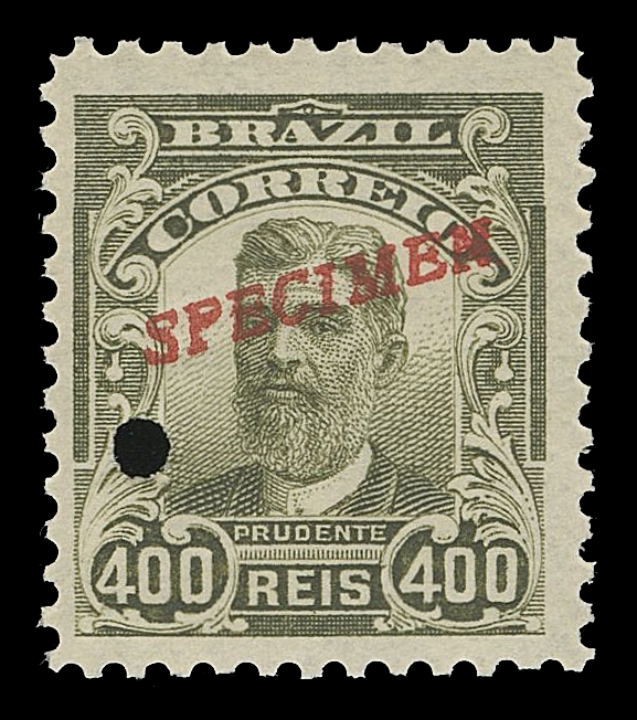 WORLDWIDE  Brazil,The following lots are comprehensive groupings of American Bank Note Co. printed stamps, in most cases with specimen overprint (various types) and security punch, all mint NH and often organized by printing orders showing differences in shades, papers & gums. Where "notes" is indicated, the lot will contain K. Bileski