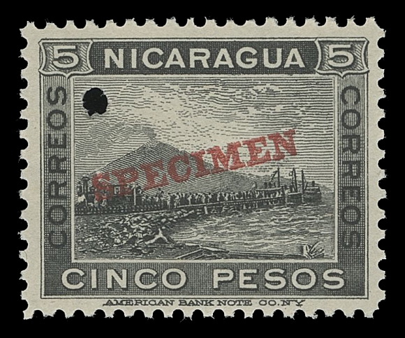 WORLDWIDE  Nicaragua,350 different, emphasis on Palace & Cathedral series, also airmails, surcharges, etc. A fabulous lot, with notes.