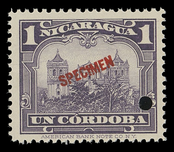 WORLDWIDE  Nicaragua,350 different, emphasis on Palace & Cathedral series, also airmails, surcharges, etc. A fabulous lot, with notes.